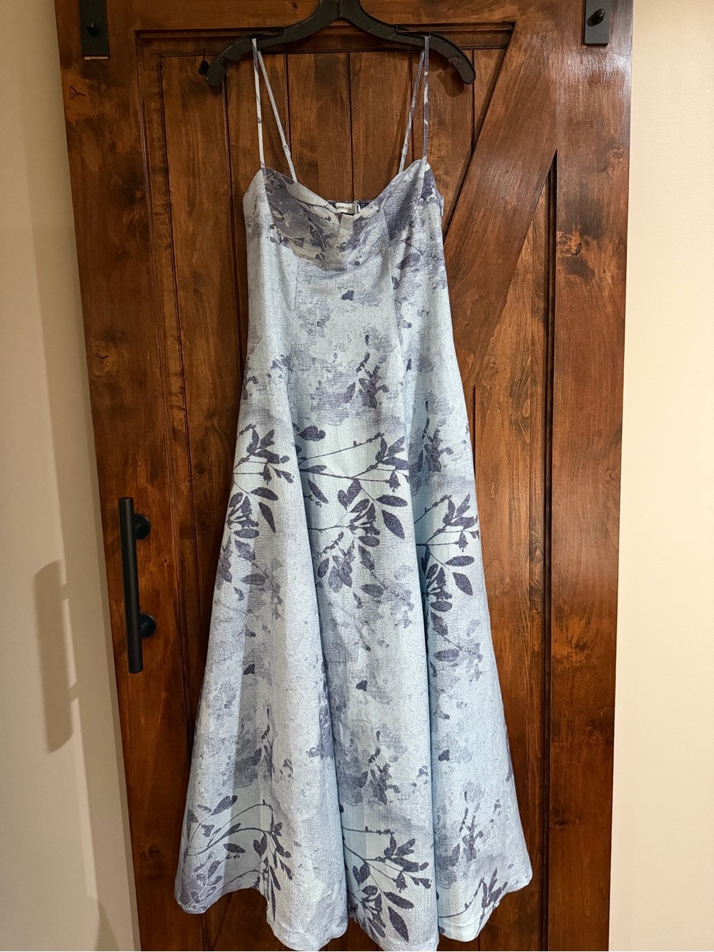 SIMKHAI Rudie Bustier Maxi Dress in Sky Floral - Picture 5 of 8